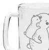 Mr. & Mrs. Panda Krug Papa Bär - Transparent - Geschenk, Produktbild-Vorschau 5