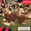 KOTARBAU® 3er Set Weidenkorb mit Griffen Ø 30 cm + Ø 40 cm Produktbild-Vorschau 4
