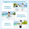 COSTWAY 2 set di sedie da spiaggia, sedie pieghevoli con Anteprima dell’immagine prodotto 8