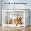 101cm Hundekäfig-Möbel, Hundebox für Zuhause mit 3 Türen | Produktbild-Vorschau 6