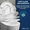 Wilford & Sons Premium WC-Sitz D-Form mit Absenkautomatik Produktbild-Vorschau 3