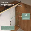 Planetmöbel ARIA Spiegelschrank für das Bad 120 cm mit Produktbild-Vorschau 3