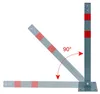 Poteau de parking pliable Barrière de parking 65cm Borne Voir les images du produit 4