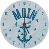 Moin Anker Wanduhr aus Alu Produktbild-Vorschau 1