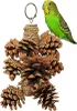 20cm Papageienständer Aus Holz Mit Kauspielzeug, Produktbild-Vorschau 1