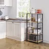 A kitchen scene featuring a microwave stand with various kitchen items. Náhľad obrázku produktu