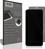 A product packaging for a screen protector is shown next to a smartphone with a screen protector applied. Produktbild-Vorschau