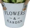 Fleurs artificielles en pot Relaxdays, lot de 3 plantes Voir les images du produit 6