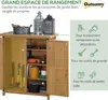 Outsunny Abri de jardin armoire de jardin extérieur sur Voir les images du produit 3