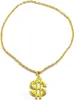Oblique Unique Goldene Dollar Zeichen Hals Kette Rapper Produktbild-Vorschau 1