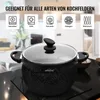 20cm Kochtopf mit Glasdeckel, Aluguss Topf, Produktbild-Vorschau 4
