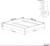 Holzbett Massivholzbett Zinkenbett (Fichte) "Rosi" 180 200 Produktbild-Vorschau 6