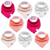 Bavaglini neonato set da 4 a triangolo – bavaglino bandana, Anteprima dell’immagine prodotto 1