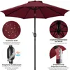 Yaheetech Sonnenschirm ø 270 cm Gartenschirm Knickbarer Produktbild-Vorschau 6