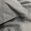 Primera Flanell Bettwäsche 155x220  stonewashed granit uni Produktbild-Vorschau 7