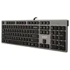 A4Tech KV-300H Tastatur USB QWERTY Schwarz  Grau Produktbild-Vorschau 1
