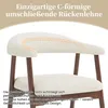 Flieks Esszimmerstühle 4er Set aus Massivholz, geeignet für Produktbild-Vorschau 3