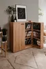 Schuhschrank Satine - 100x34x110cm - 2 Türen - Eiche Produktbild-Vorschau 19
