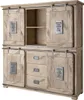 MASSIVMOEBEL24 | Buffet 150x45 Manguier laqué blanchi Voir les images du produit 1