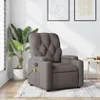 masážne kreslo vidaXL Taupe Fabric Náhľad obrázku produktu 2