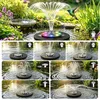MIAJARD - Pompe solari a LED per laghetti, fontane solari Anteprima dell’immagine prodotto 8