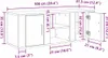 vidaXL TV skrinka, 100 x 31,5 x 35 cm, čierna, vzhľad Náhľad obrázku produktu 8