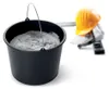 10 secchi da cantiere Bradas KTW20, 20 litri, PVC, nero Anteprima dell’immagine prodotto 11