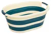 5Five Waschekorb - 21L - blau - PP - faltbar - 39 x 39 x 53 Produktbild-Vorschau 1