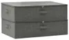 vidaXL Boîtes de rangement 2 pcs. tissu 70x40x18 cm Voir les images du produit 9