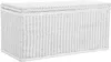 KRINES HOME Truhe / Wäschetruhe aus Rattan (Weiß, MAX) Produktbild-Vorschau 1