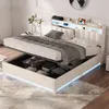 Polsterbett 140x200 cm mit USB, Doppelbett mit Produktbild-Vorschau 11