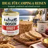 Dosenbrot Siebenkornbrot 6x400g Vegan Brot 5 Jahre haltbar Produktbild-Vorschau 6