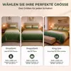 Sleep Comfy Sommerbettdecke 135x200 cm Grün mit Kissenbezug Produktbild-Vorschau 7