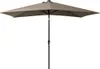 vidaXL Sonnenschirm mit LEDs und Stahl-Mast Taupe 2x3 m Produktbild-Vorschau 2