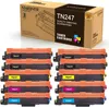 A box of toner cartridges and multiple toner cartridges are displayed. Produktbild-Vorschau