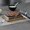 Kela Country Servierstein mit Sockel, Granit/Akazienholz, Produktbild-Vorschau 7