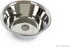 Lavello in acciaio inox Lavandino da campeggio Ø 24 cm Anteprima dell’immagine prodotto 1