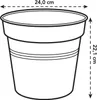Elho Anzuchtstopf Green Basics Ø 24 cm grün Produktbild-Vorschau 5