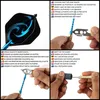 Belle Vous 12er Pack Profi Dartpfeile Steeldart - Produktbild-Vorschau 5