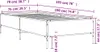vidaXL Bettgestell Grau Sonoma 75x190 cm Holzwerkstoff und Produktbild-Vorschau 7