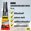 UHU Sekundenkleber blitzschnell Minis 1g, Gel, RoHS, REACH, Produktbild-Vorschau 12