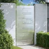 vidaXL Cancello da giardino, 85 x 196 cm, acciaio Anteprima dell’immagine prodotto 2