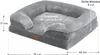 Juskys Hundebett Sheena M orthopädisch, waschbar & Produktbild-Vorschau 9