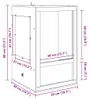 vidaXL Terrarium Braun 50 x 50 x 80 cm OSB Produktbild-Vorschau 8