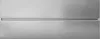 A close-up, straight-on view of a long, rectangular metal object, likely a raised garden bed or similar structure, divided horizontally by a thin, raised seam. Produktbild-Vorschau