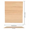 4 x A4 Sperrholzplatte 3mm | Ebenholz Holzplatte- Dünne Produktbild-Vorschau 2