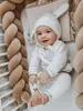 Warm Beige - Geflochtene Bettschlange Bettumrandung für Produktbild-Vorschau 7