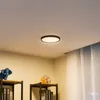 Lindby LED-Deckenleuchte Pravin, Ø 23 cm, CCT, schwarz Produktbild-Vorschau 2