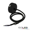 ISOLED Deckenbaldachin rund 60mm, schwarz inkl. 2-pol. Produktbild-Vorschau 2
