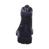 A black winter boot shown from the back. Produktbild-Vorschau